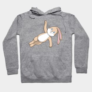 Bunny at Yoga Stretching Hoodie